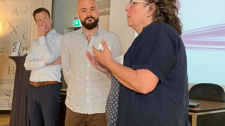 Mats Andersson från MatHem, Johannes Bragazzi och Ann-Christin Drotth från Kävlinge berättade om sina erfarenheter från äldremat och måltider.