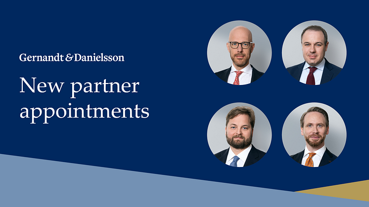 Gernandt & Danielsson utser nya partners