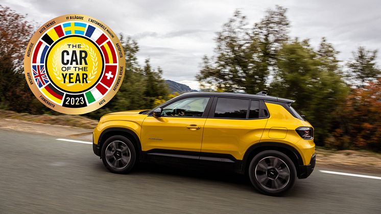 I dag vandt Jeep Avenger Car Of The Year 2023