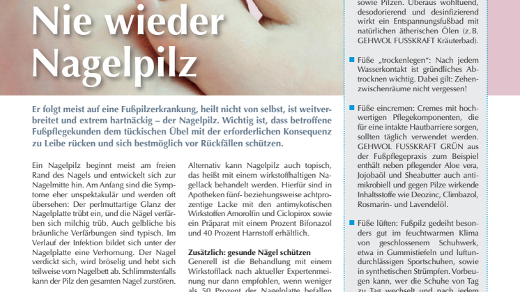 Nie wieder Nagelpilz: So schützen Sie Ihre Füße und Zehen