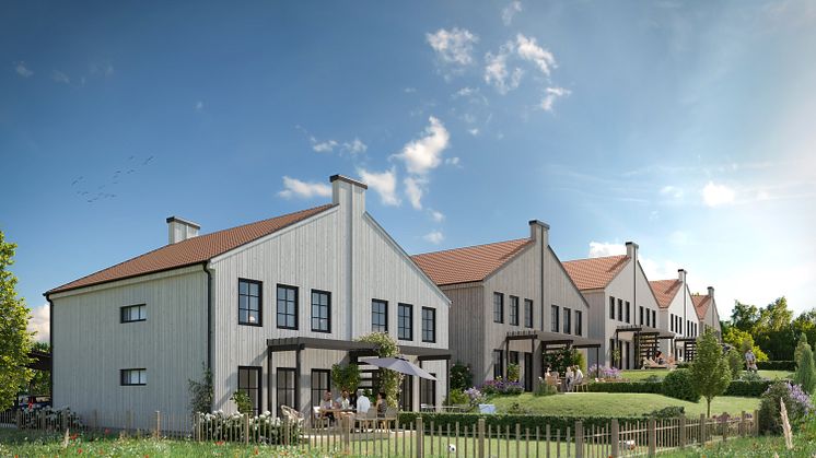 Vinnande parhus i Vårgårda