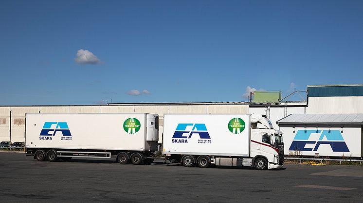 Tempcons dotterbolag EA Åkeri i Skara är nu också certifierade mot Fair Transport