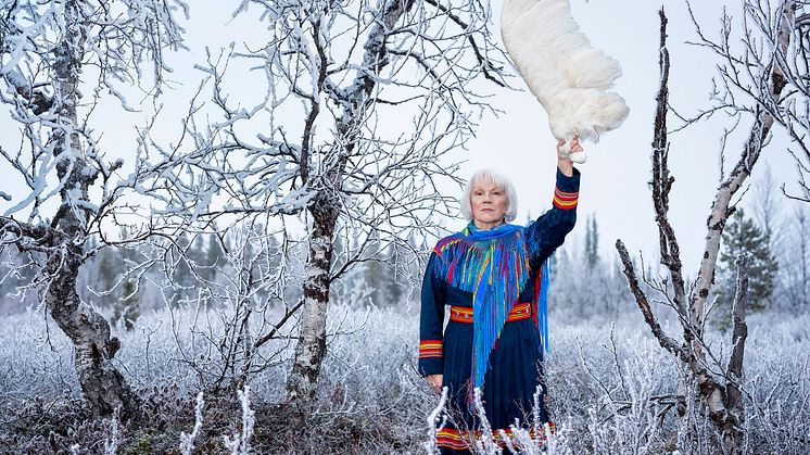 2022 års hedersporträtt, Statens porträttsamling: Britta Marakatt Labba  © Marja Helander