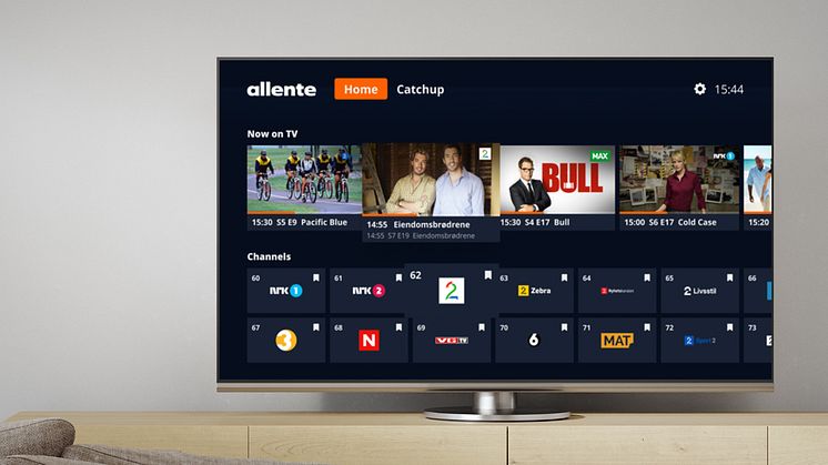 Allente TV-screen NO1