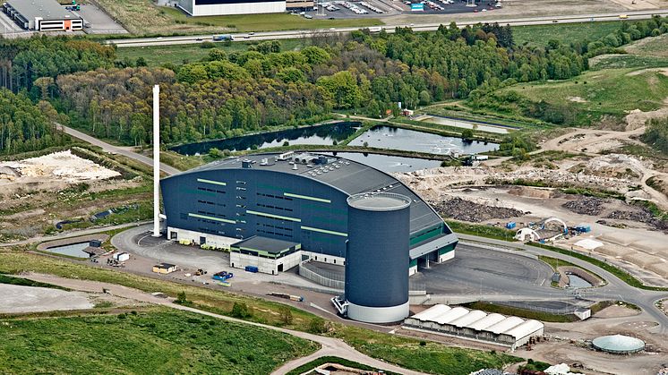 Två olika tekniker kommer att utvärderas för att skilja koldioxid från Filbornaverkets rökgaser. Foto: Öresundskraft.