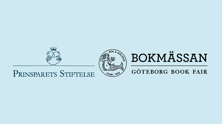 Prinsparets stiftelse och Bokmässan loggor kollage