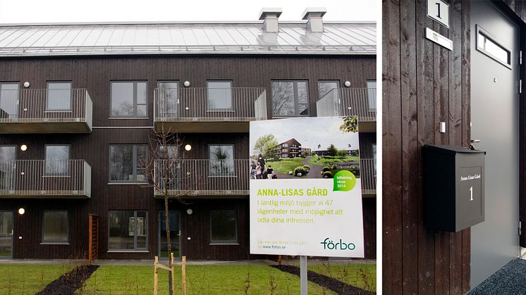 Första hyresgästerna flyttade in på Anna-Lisas Gård