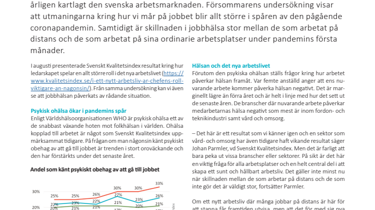Hållbart arbetsliv måste upp på den strategiska agendan