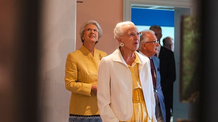 HM drottning Margrethe och HKH prinsessan Benedikte på Sofiero 2024