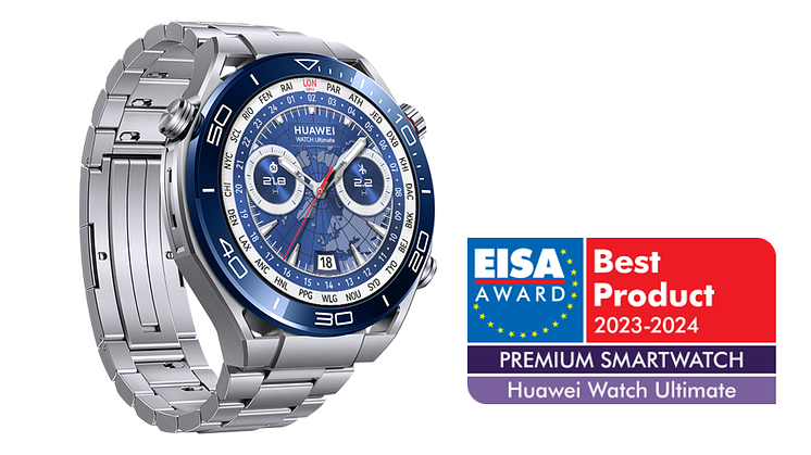 EISA utser HUAWEI WATCH Ultimate till Premium Smartwatch of 2023/2024