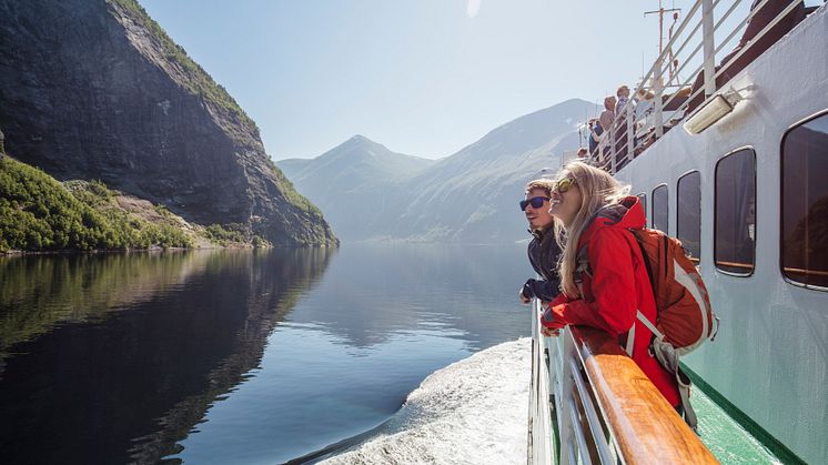 Fjordcruise på Geirangerfjorden starter opp 12. juni 2020