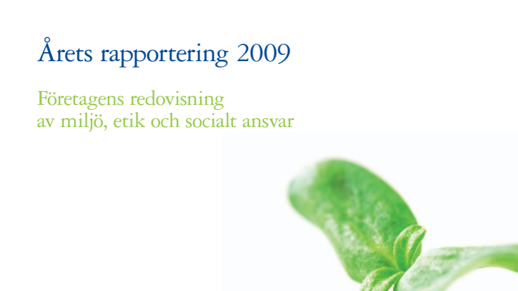 Årets Rapportering 2009