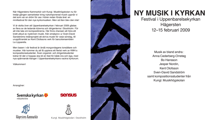 Folder Ny musik i kyrkan