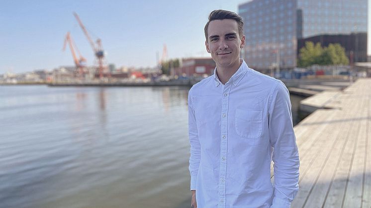 Elliot Sparrow, vd och medgrundare till Chalmers Ventures portföljbolag, Glenntex