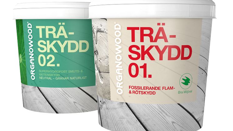OrganoWood Träskydd 01 + 02