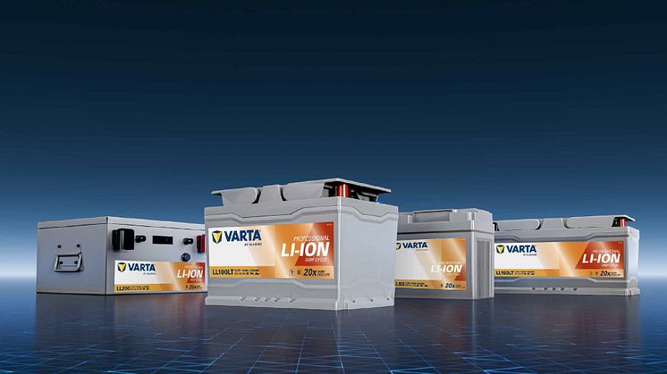 VARTA lanserar nästa generations litiumjonbatterier för fritidsfordon