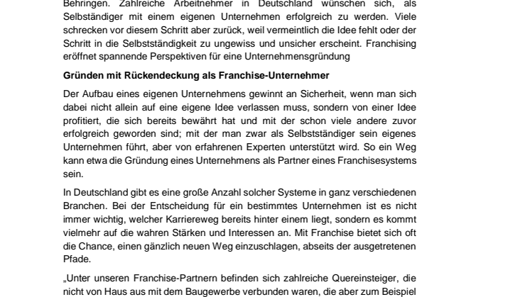 Selbstständig oder angestellt – Eine Frage der Sicherheit!?