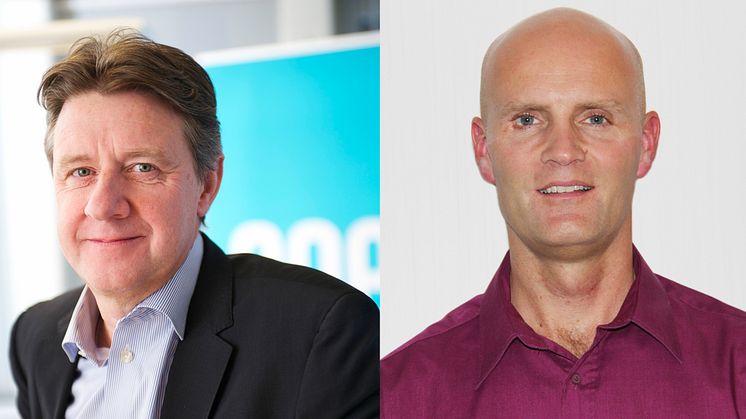 (tv) Jan Bardell och (th) Tony Sundberg