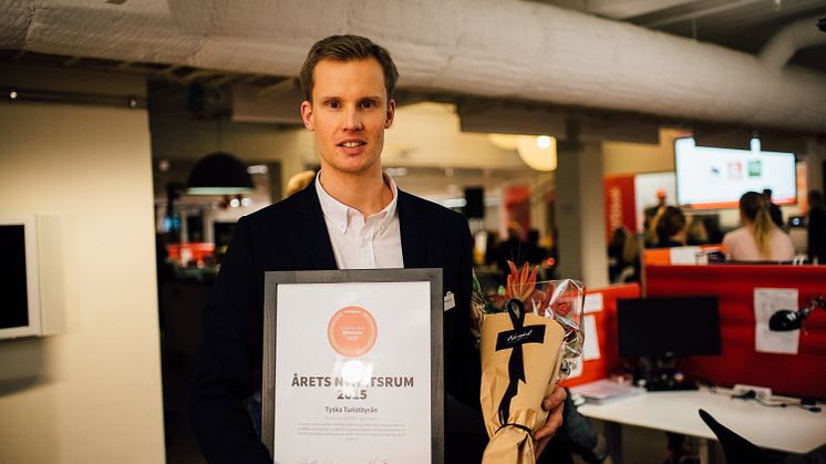 Tyska Turistbyrån vinnare i Årets Nyhetsrum 2015