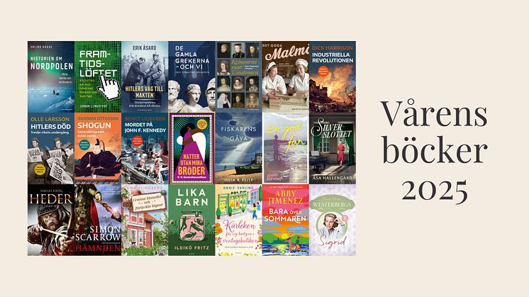 Vårens böcker från Historiska Media och Karat