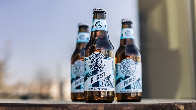 Sveriges första öl bryggt på återvunnet vatten​