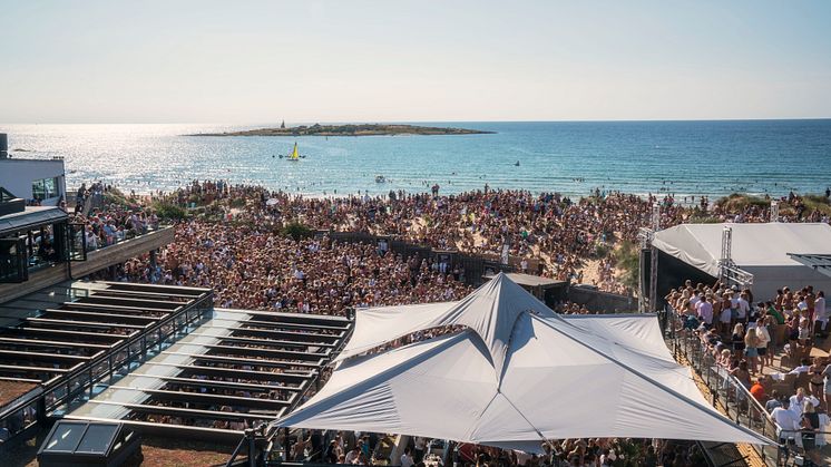 After beachen på Tylösand är oerhört populär. Foto: pamela.se