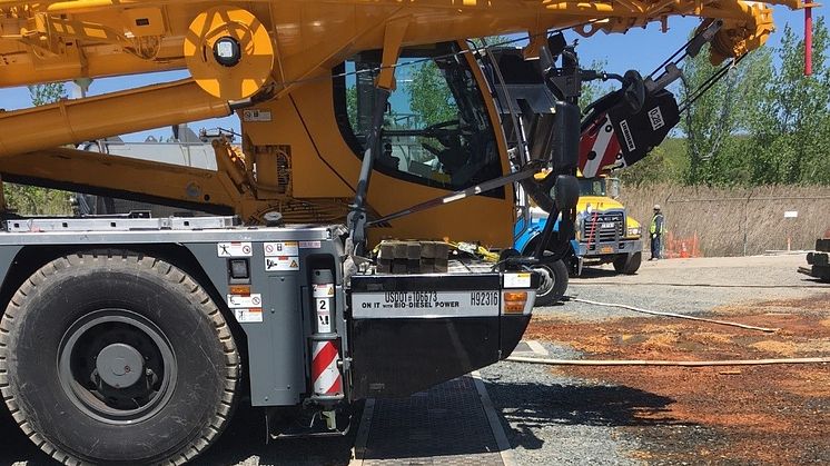 Fibrelite Heavy Duty Covers in Precast Trench