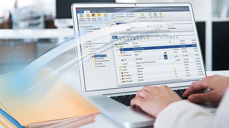 Die neue Version 8.7 der PDLM-Lösung PRO.FILE . Quelle: PROCAD GmbH & Co. KG