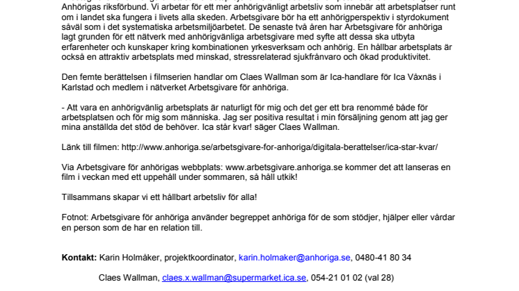 "Ica står kvar" - femte filmen i vår digitala berättelseserie: "En (o)möjlig kombination?"