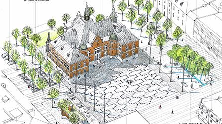 Rådhustorget - en plats för medborgare, manifestationer,  torghandel och evenemang 