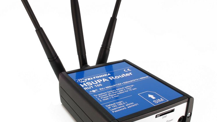 3G router med WLAN för HSUPA: RUT-105 