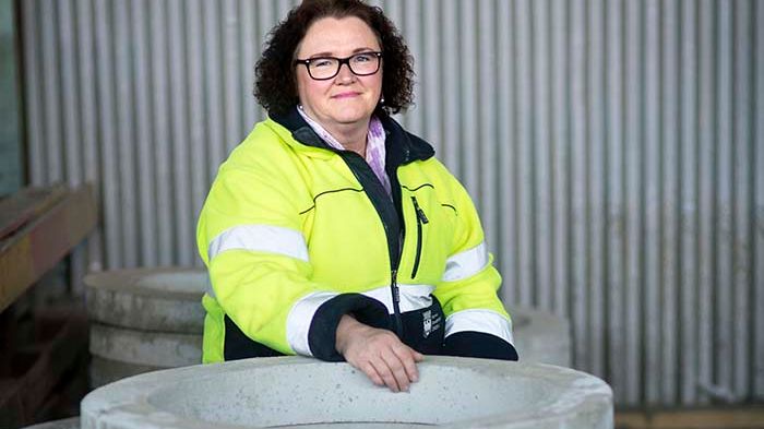 Monica Engström, enhetschef på VA ledningsnät. Foto: Terése Andersson