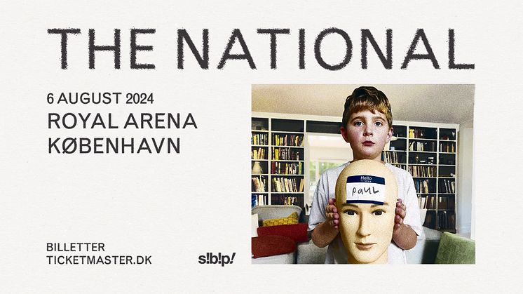 smash!bang!pow! præsenterer: The National (US) i Royal Arena