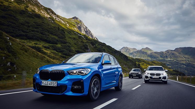 BMW X1 xDrive25e, BMW X3 xDrive30e ja BMW X5 xDrive45e