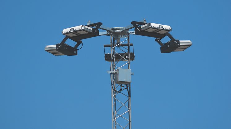 Smålandshamnar Oskarshamn - Först i Sverige med Titan LED mastbelysning