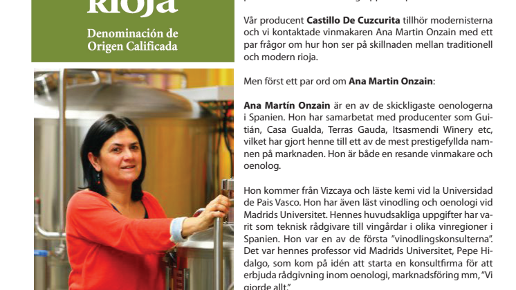 Modern vs. Traditionell Rioja