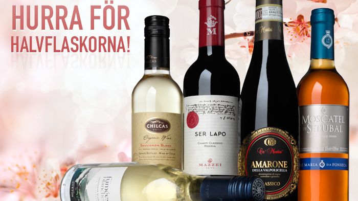 Bara ett glas eller två - hurra för halvflaskorna!