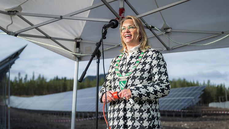 Invigning Furuseth solkraftverk