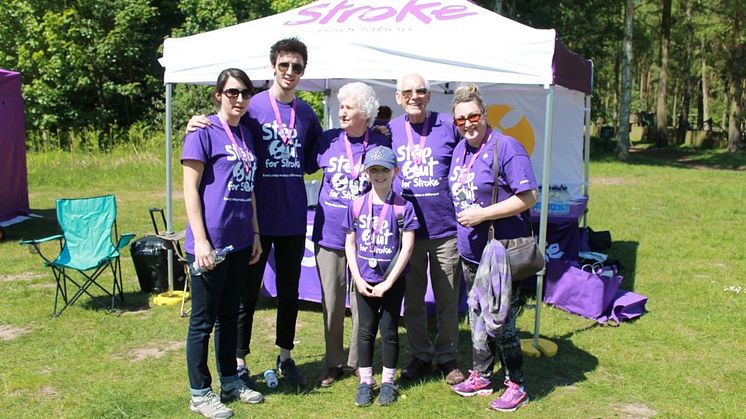Survivors take a Step Out for Stroke in Sandringham