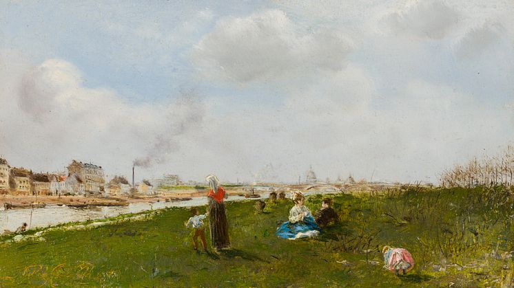 Jean-François Raffaëlli, View from Suresnes near Paris. Photo: Anna Danielsson/Nationalmuseum.