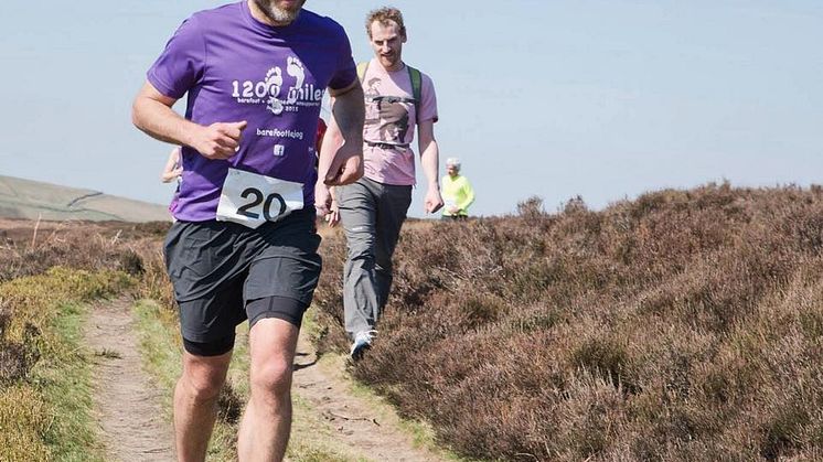 ​Buxton fundraiser to run the length of Britain barefoot for charity