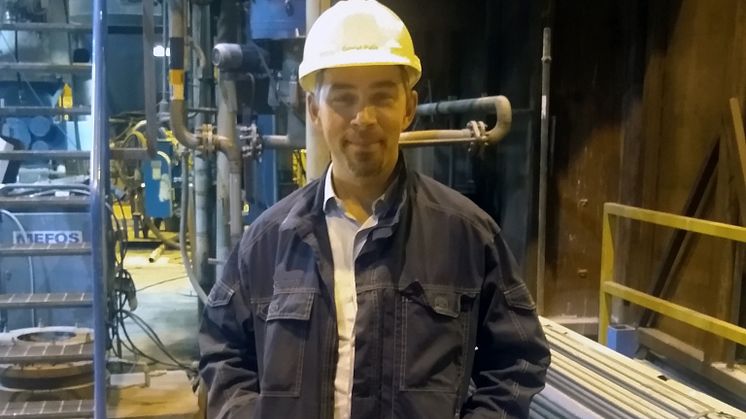 Daniel Palo ny affärsområdeschef på Swerim.