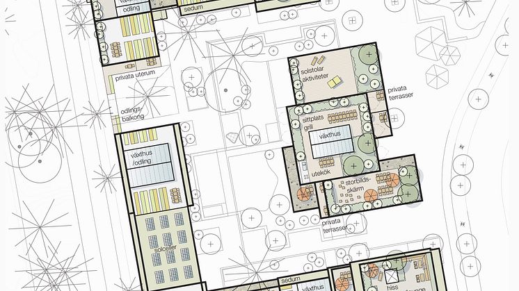 Midroc utvecklar 150 bostadsrätter i Ulleråker, Uppsala. 