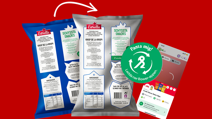 Estrella minskar färg i ny förpackningsdesign och ingår samarbete med Bower