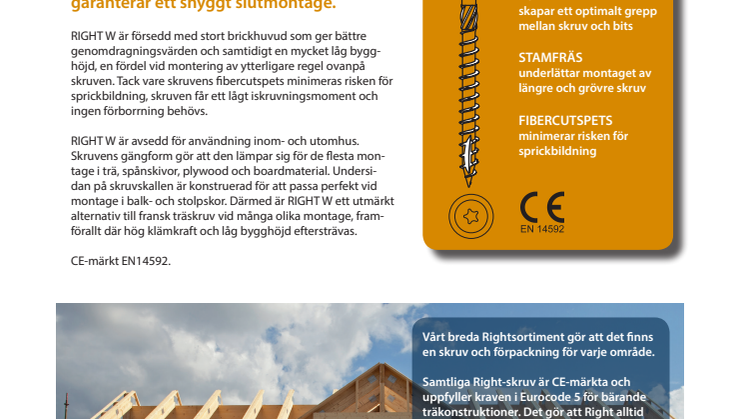 Nu lanserar vi RIGHT W 