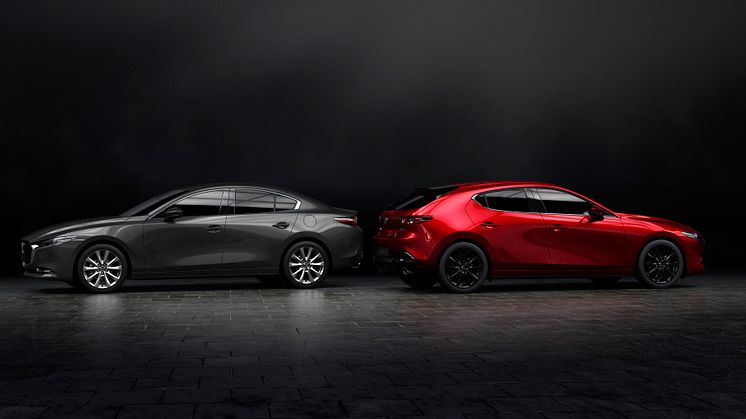 Helt nya Mazda3 Hatchback ocg Sedan
