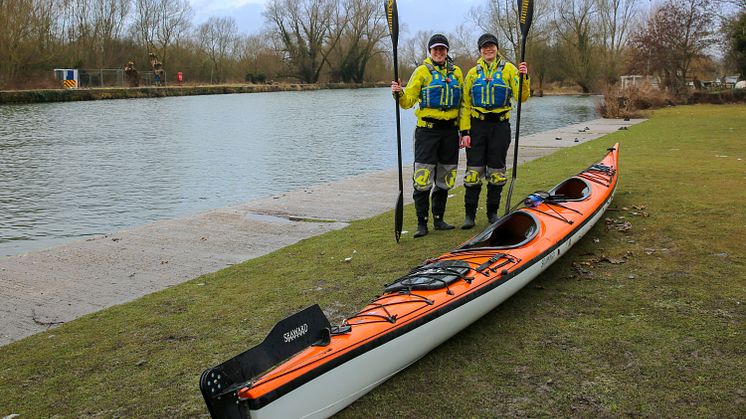 Hi-res image - Ocean Signal - Backed by Ocean Signal and WesCom Signal and Rescue, Kate Culverwell and Anna Blackwell are kayaking across Europe from London to the Black Sea to raise money for Pancreatic Cancer Action