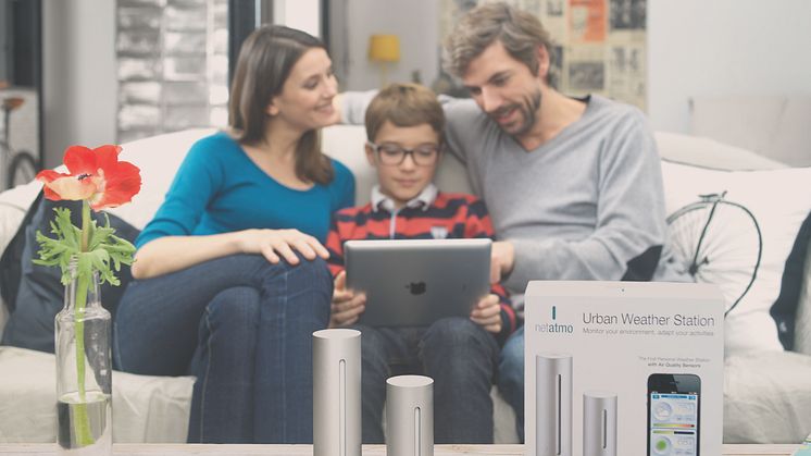 NetAtmo Klimatstation för inom- och utomhusbruk