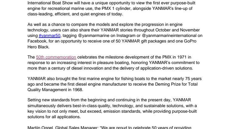 October 13 2021 - YANMAR Brings 50 Years of Engine Innovation to Life.pdf