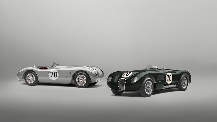 JAGUAR C-TYPE CONTINUATIONS MED SPECIFIKATIONER, DER HYLDER MODELLENS BANEBRYDENDE PRÆSTATIONER I 1953